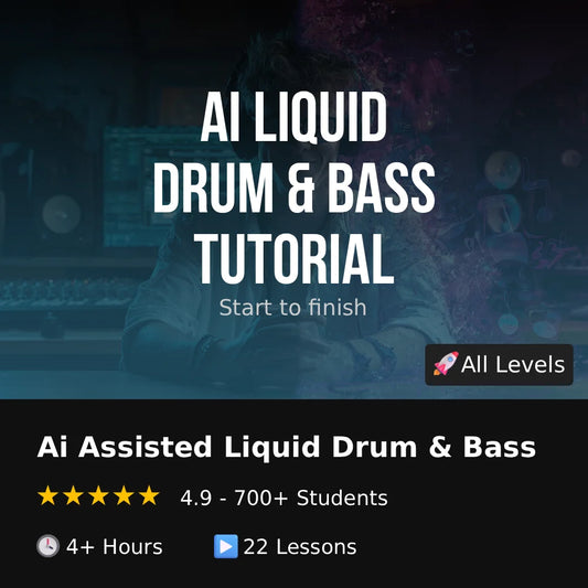 AI Liquid Drum & Bass - Start To Finish - AI Enhanced Music Production