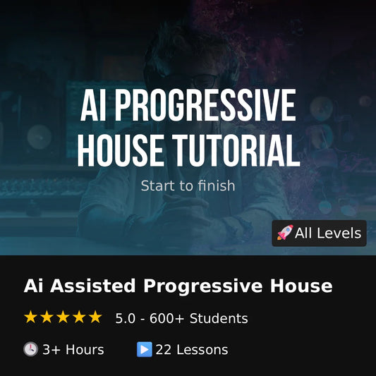 AI Progressive House - Start To Finish - AI Enhanced Music Production