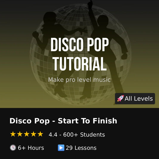 Disco Pop - Start To Finish - Any DAW