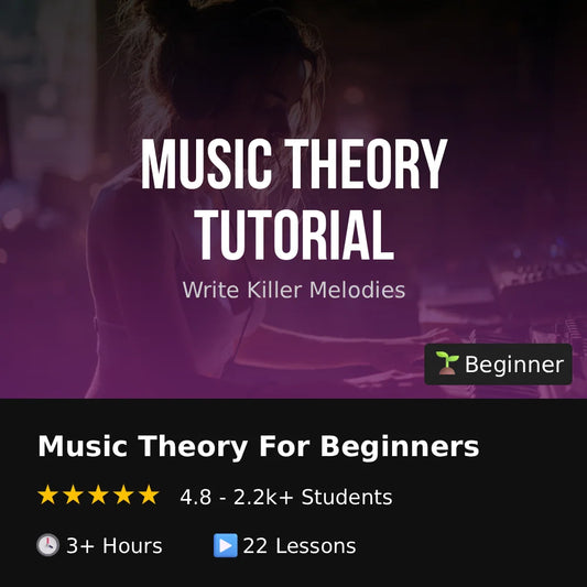 Music Theory Tutorial for Beginners
