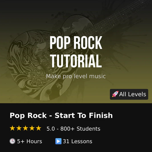 Pop Rock Singer Songwriter Tutorial - Any DAW