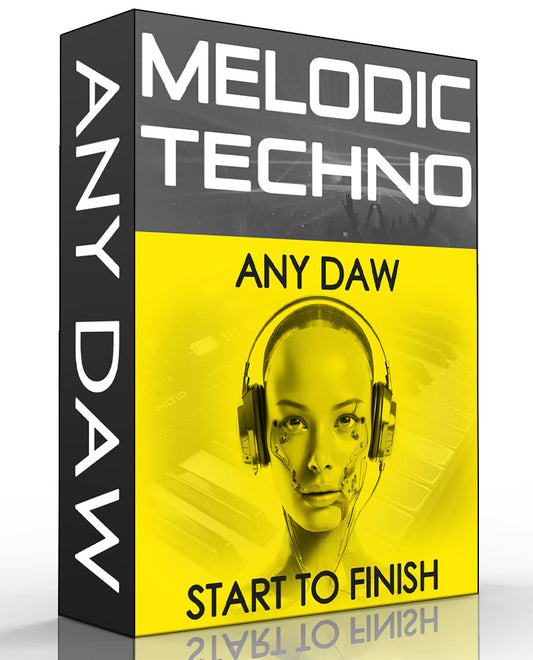 Melodic Techno Tutorial - Start To Finish - Any DAW